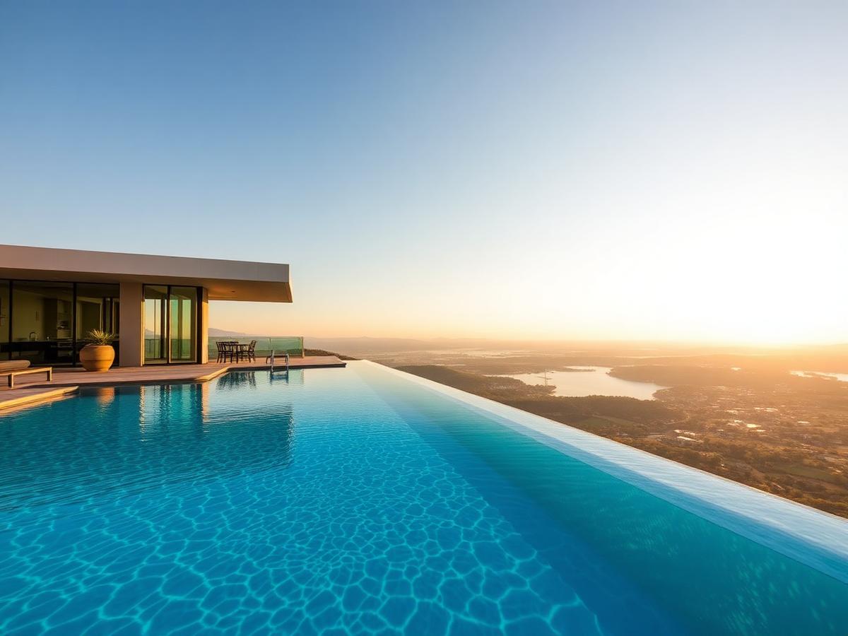 Piscina residencial de alto padrão
